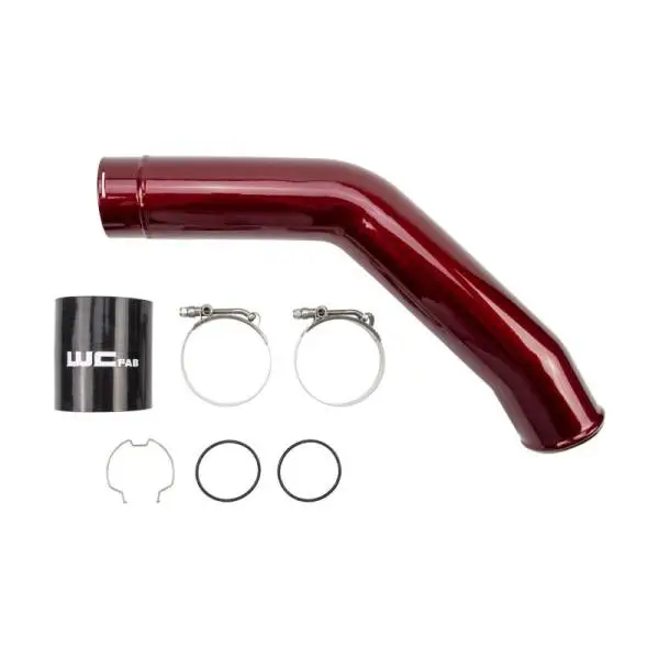 Wehrli 15-24 Ford Power Stroke 6.7L Hot Side 3in. Intercooler Pipe - Gloss Black