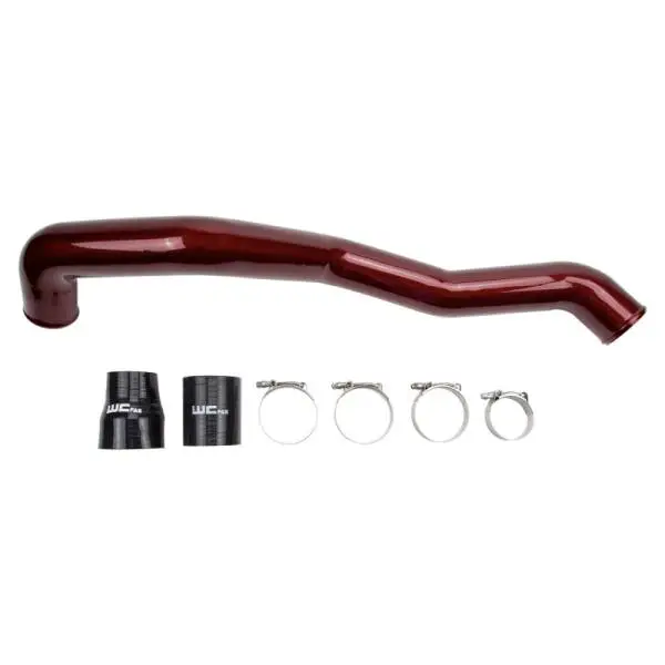 Wehrli 11-16 Chevrolet 6.6L LML Duramax Driver Side 3in Intercooler Pipe - WCFab Grey image 2