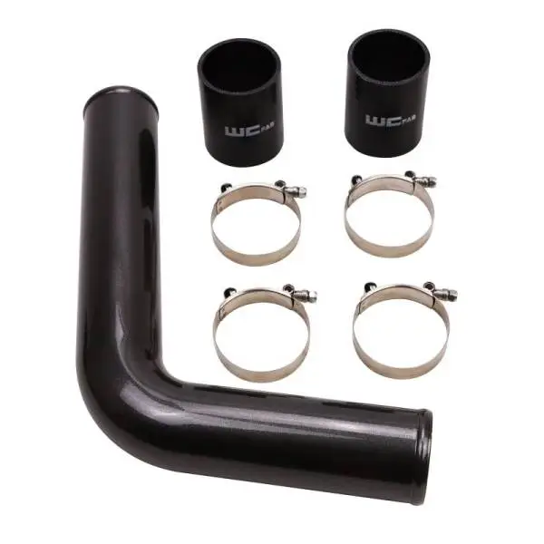 Wehrli 03-07 Dodge 5.9L Cummins Driver Side 3in Replacement Intercooler Pipe - WCFab Grey thumbnail 3