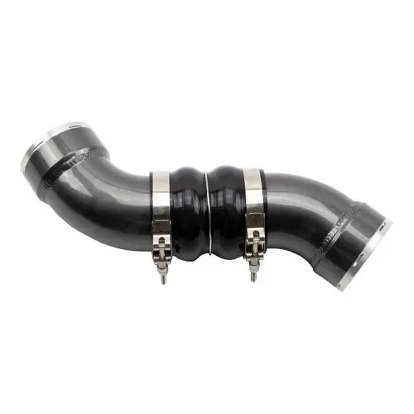Wehrli 06-10 Chevrolet 6.6L LBZ/LMM Duramax Passenger Side 3.5in Intercooler Pipe - Gloss Black image 5