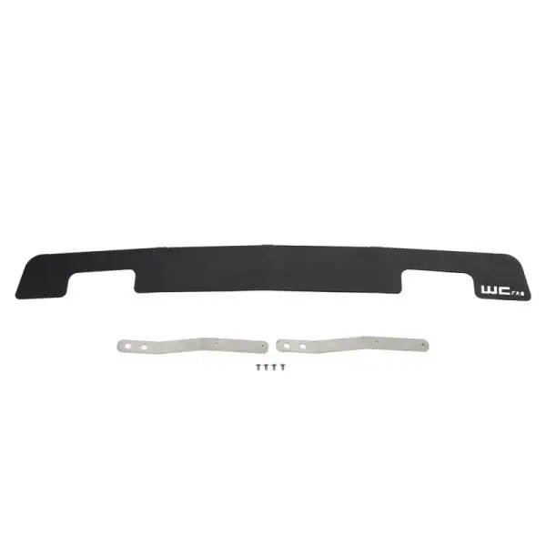 Wehrli 11-14 Chevy 2500/3500 HD Valance Filler Panel Kit w/ Tow Hooks - Fine Tex Black image 2