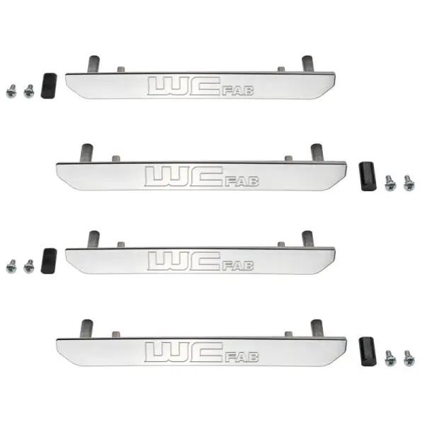 Wehrli 2020+ GMC 2500/3500HD Fender Flare Marker Light Delete Kit w/Logo - Raw Finish thumbnail 2