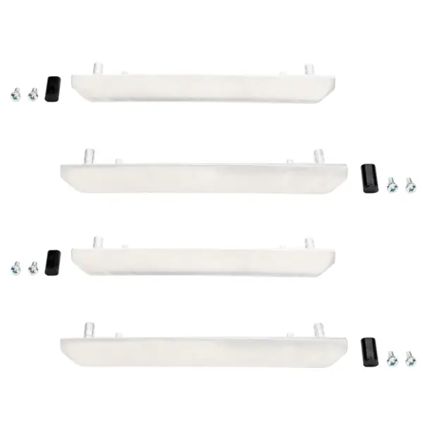Wehrli 2020+ GMC 2500/3500HD Fender Flare Marker Light Delete Kit w/o Logo - Raw Finish thumbnail 2