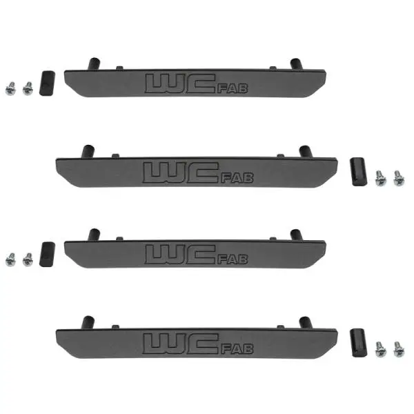 Wehrli 2020+ GMC 2500/3500HD Fender Flare Marker Light Delete Kit w/Logo - Fine Texture Black thumbnail 2