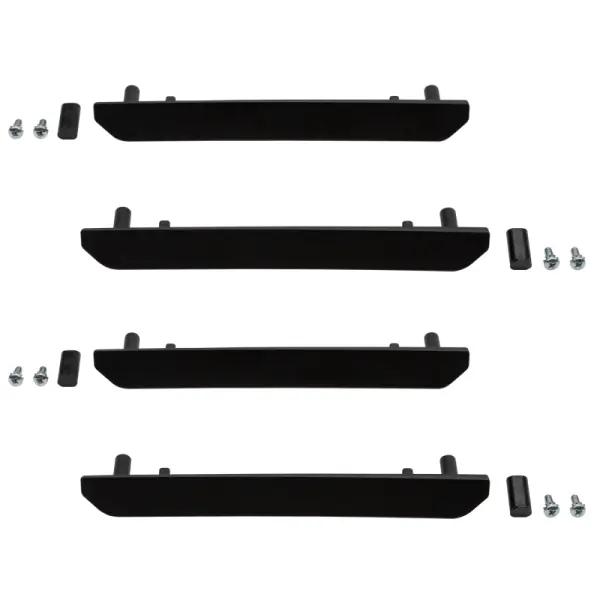 Wehrli 2020+ GMC 2500/3500HD Fender Flare Marker Light Delete Kit w/o Logo - Fine Texture Black thumbnail 2