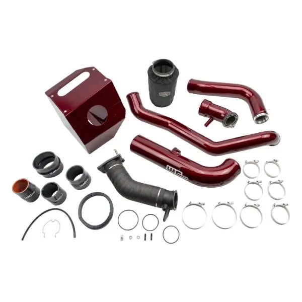 Wehrli 17-19 Chevrolet L5P Duramax High Flow Intake Bundle Kit - Red image 2