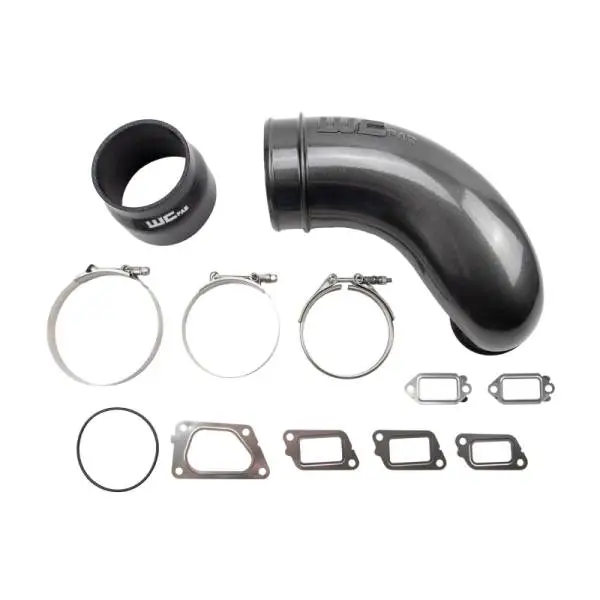 Wehrli 11-16 Chevrolet 6.6L LML Duramax 5in Intake Horn - Gloss White thumbnail 2