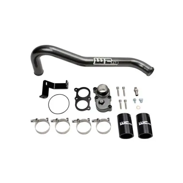 Wehrli 06-10 Duramax LBZ/LMM Thermostat Housing Kit - Bengal Blue image 2