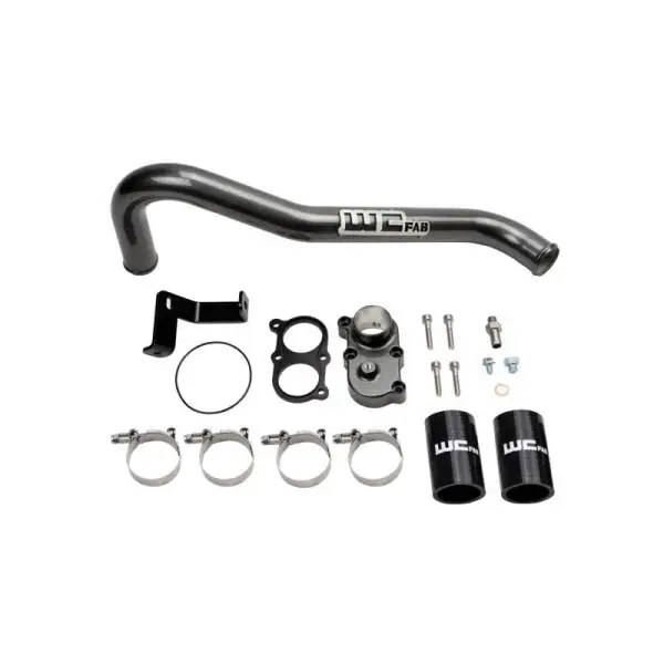 Wehrli 06-10 Duramax LBZ/LMM Thermostat Housing Kit - Bengal Red image 2
