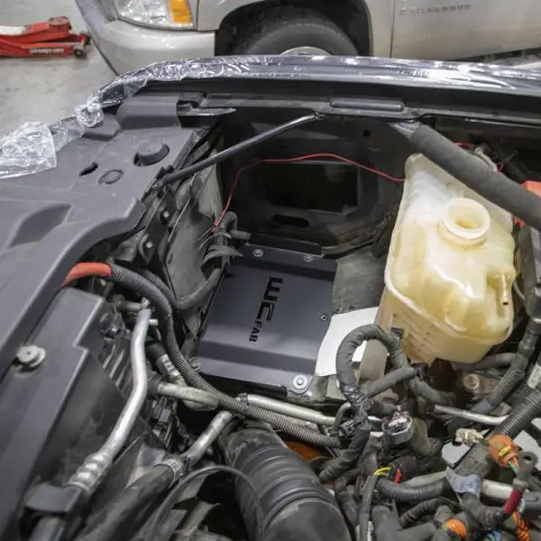Wehrli 11-16 Duramax Battery Tray Relocation Kit image 3