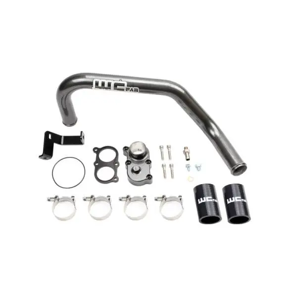 Wehrli 06-10 Duramax LBZ/LMM Thermostat Housing Kit For Dual CP3 - Gloss White image 2