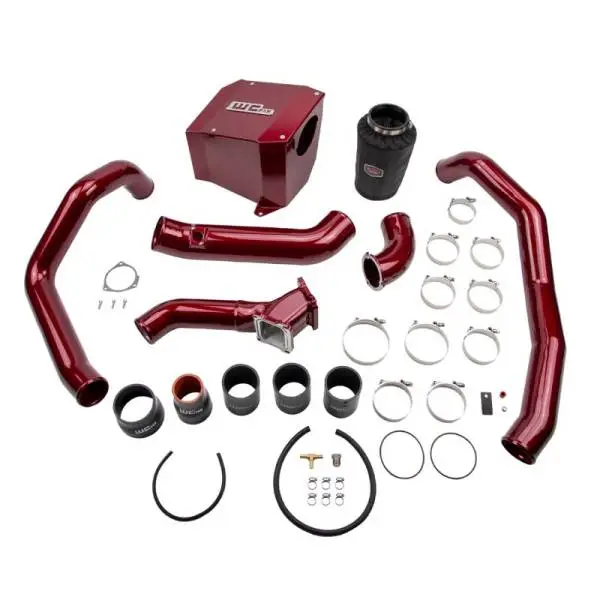 Wehrli 01-04 Duramax LB7 Stage 2 High Flow Intake Bundle Kit - Cat Yellow image 2