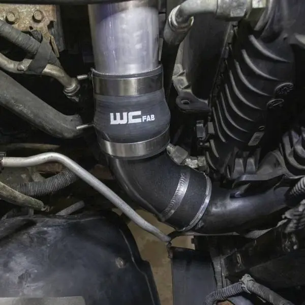 Wehrli 06-10 Duramax LBZ/LMM Intercooler Outlet Elbow Kit - Illusion Blueberry thumbnail 3