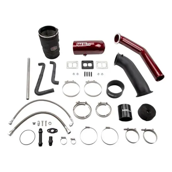 Wehrli 04.5-07 Dodge 5.9L Cummins S400 Turbo 2nd Gen Swap Kit (No Turbo/Manifold) - WCFab Red thumbnail 2