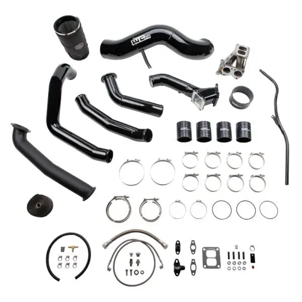 Wehrli 2001-2004 LB7 Duramax S400 Single Turbo Install Kit Candy Teal thumbnail 3