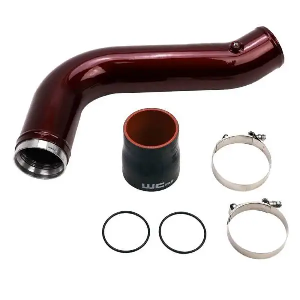 Wehrli 17-19 Chevrolet 6.6L L5P Duramax Passenger Side 3.5in Intercooler Pipe - Illusion Purple thumbnail 3