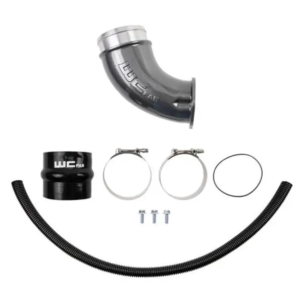 Wehrli 01-04 Duramax LB7 4in High Flow Intake Horn - Sparkle Bomber Orange