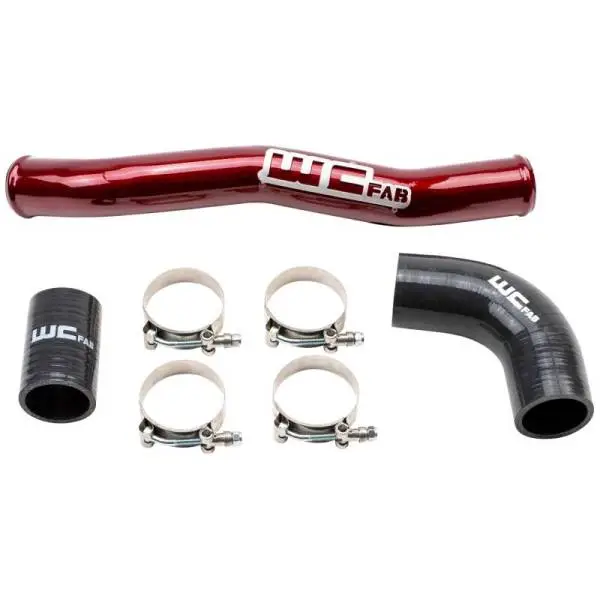 Wehrli 2020-2024 Chevrolet 6.6L L5P Duramax Upper Coolant Pipe - WCFab Red image 2