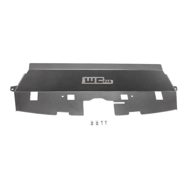 Wehrli 13-18 Cummins Fabricated Aluminum Radiator Cover - WCFab Grey thumbnail 2