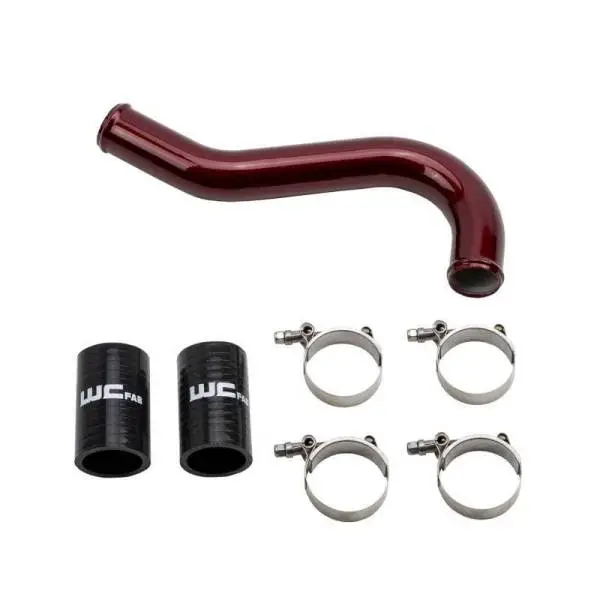 Wehrli 06-10 Chevrolet 6.6L LBZ/LMM Duramax Upper Coolant Pipe - Brizzle Blue image 2