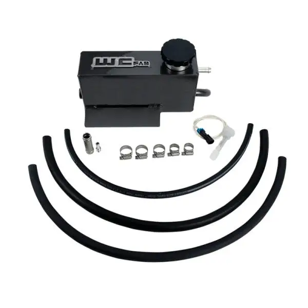 Wehrli 11-16 Chevrolet 6.6L LML Duramax Twin Turbo Style Coolant Tank Kit - Gloss Black image 2