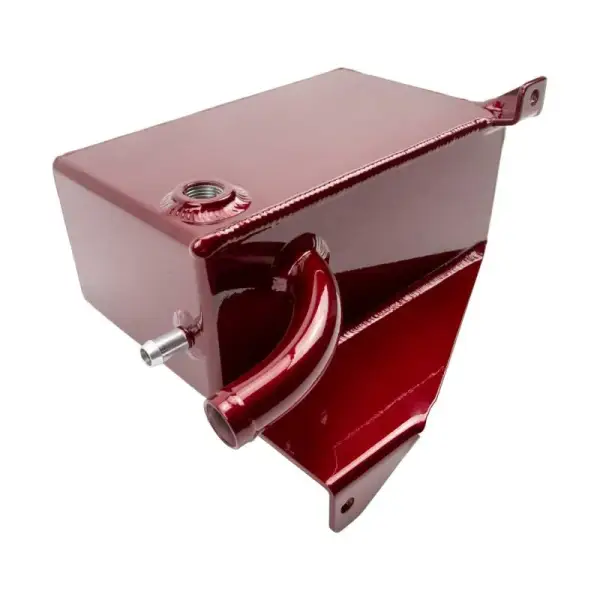 Wehrli 07.5-10 Chevrolet 6.6L LMM Duramax OEM Placement Coolant Tank Kit - WCFab Red thumbnail 7