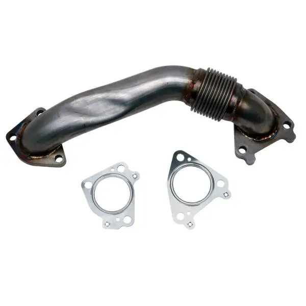 Wehrli 01-04 Chevrolet 6.6L Duramax LB7 2in Stainless Pass. Side Up Pipe w/Gaskets (Single Turbo) thumbnail 2