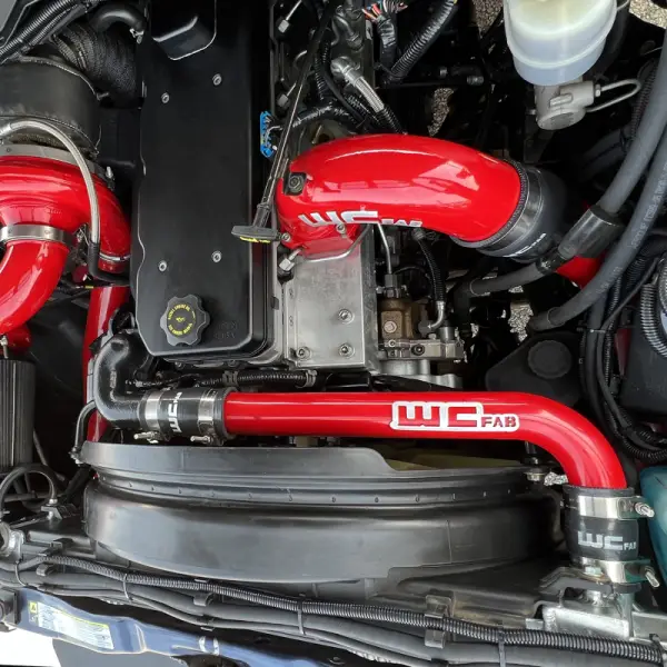 Wehrli 03-09 Dodge 5.9L/6.7L Cummins (Non-Twin CP3) Upper Coolant Pipe - Sparkle Granny Smith thumbnail 7
