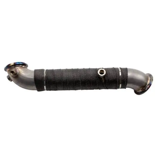 Wehrli 11-15 Chevrolet 6.6L LML Duramax 3in Stainless Down Pipe (V-Band Style) thumbnail 3
