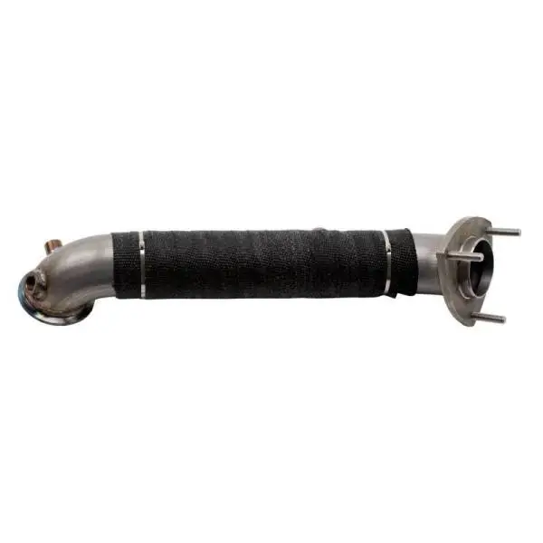 Wehrli 15.5-16 Chevrolet 6.6L LML Duramax 3in Stainless Down Pipe (3 Bolt Flange) thumbnail 2