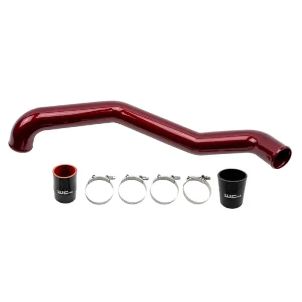 Wehrli 17-19 Chevrolet 6.6L L5P Duramax Driver Side 3in Intercooler Pipe - Brizzle Blue thumbnail 2
