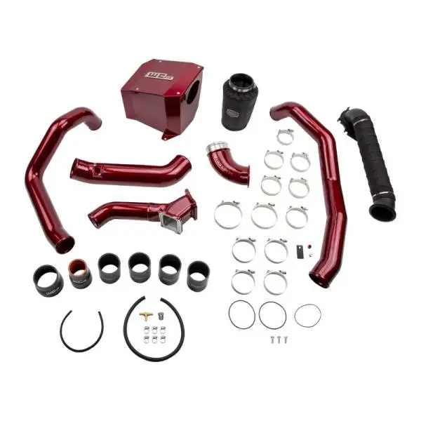 Wehrli 01-04 Chevrolet 6.6L LB7 Duramax High Flow Intake Bundle Kit - Candy Red