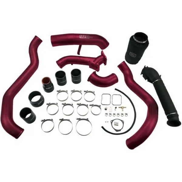 Wehrli 01-04 Chevrolet 6.6L LB7 Duramax High Flow Intake Bundle Kit - WCFab Red thumbnail 2