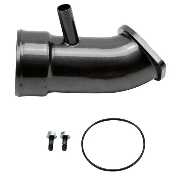 Wehrli 17-19 Chevrolet 6.6L L5P Duramax 3.5in Intake Horn w/PCV Port - Gloss Black thumbnail 2