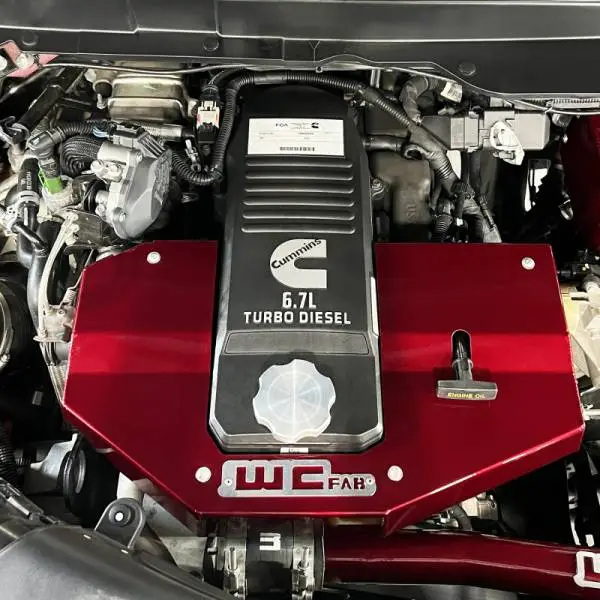 Wehrli 10-23 Cummins Fabricated Aluminum Engine Cover - Illusion Blueberry thumbnail 6
