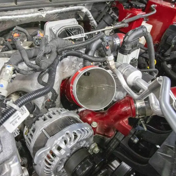 Wehrli 17-24 Duramax L5P High Flow Intake Horn - Semi-Gloss Black thumbnail 3