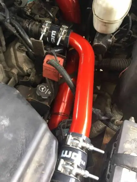 Wehrli 01-05 Chevrolet 6.6L LB7/LLY Duramax Upper Coolant Pipe - Illusion Blueberry thumbnail 3