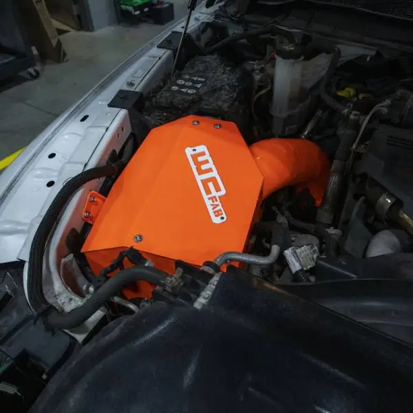 Wehrli 13-18 Cummins 6.7L Intake Kit 4in - Bengal Red thumbnail 6