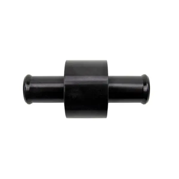 Wehrli 3/4in Hose Barb Straight w/ 1/2in NPT Port Billet Aluminum Adapter Fitting - Black Anodized image 3