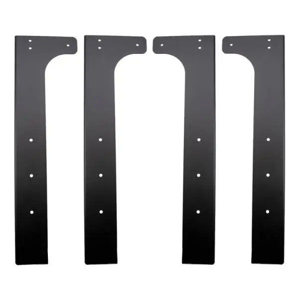 Wehrli Modular Steel Work Bench Leg Kit, 34in. Tall x .120in. Thick, Blueberry Frost