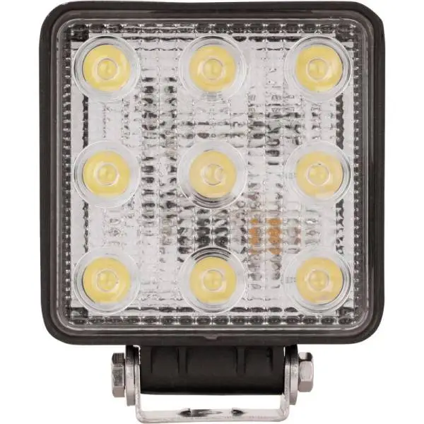 Westin LED Work Utility Light Square 4.6 inch x 5.3 inch Spot w/3W Epistar - Black thumbnail 2