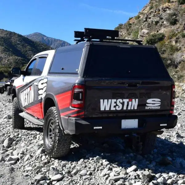 Westin EXP Truck Cap COMPLETE KIT A + BS (19-25 RAM 1500 5.7ft. Bed Excl. Classic) - Black thumbnail 3