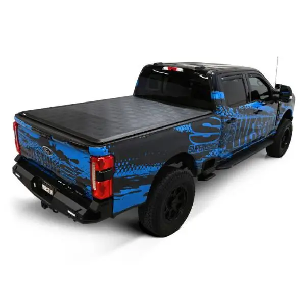 Westin 17-24 Ford F-250/350 Super Duty 6.75ft. Bed Soft Roll Tonneau Cover - Black image 9