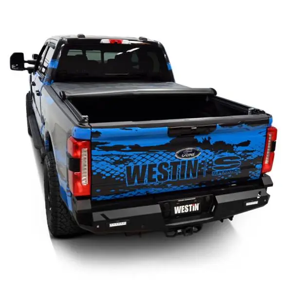 Westin 17-24 Ford F-250/350 Super Duty 6.75ft. Bed Soft Roll Tonneau Cover - Black image 20