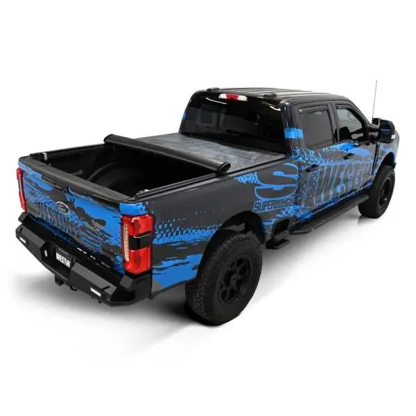 Westin 17-24 Ford F-250/350 Super Duty 6.75ft. Bed Soft Roll Tonneau Cover - Black image 29