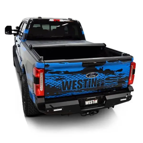 Westin 17-24 Ford F-250/350 Super Duty 6.75ft. Bed Soft Roll Tonneau Cover - Black image 34