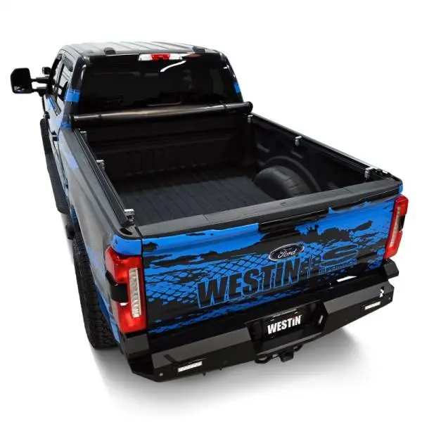 Westin 17-24 Ford F-250/350 Super Duty 6.75ft. Bed Soft Roll Tonneau Cover - Black image 35
