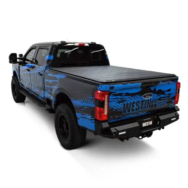 Westin 17-24 Ford F-250/350 Super Duty 6.75ft. Bed Soft Roll Tonneau Cover - Black image 36