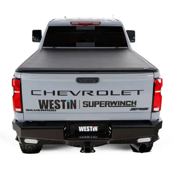 Westin 2024 Chevrolet Silverado 2500HD Soft Roll Tonneau Cover - Black image 11