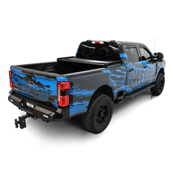 Westin 17-24 Ford F-250/350 Super Duty 6.75ft. Bed Soft Tri-Fold Tonneau Cover - Black thumbnail 12